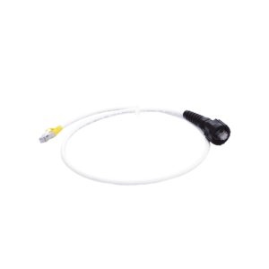 (XC6A-S10-B05) Patch Cord RJ45 Cat6A S/FTP T568A/B CM/LS0H1 Blanco Amarillo 3.05 Metros (10 Pies)
