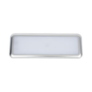 Luz LED Rectangular para interiores, 48 LED, 12-24 Vcd, 1392 lúmenes