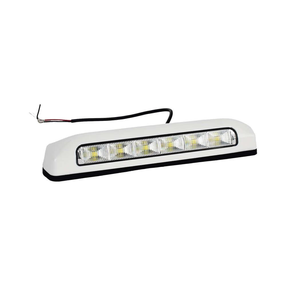 Luz de Escena, 6 LED, IP67, con bisel color blanco, Ideal para Ambulancias y Vehiculos de trabajo - Imagen 2