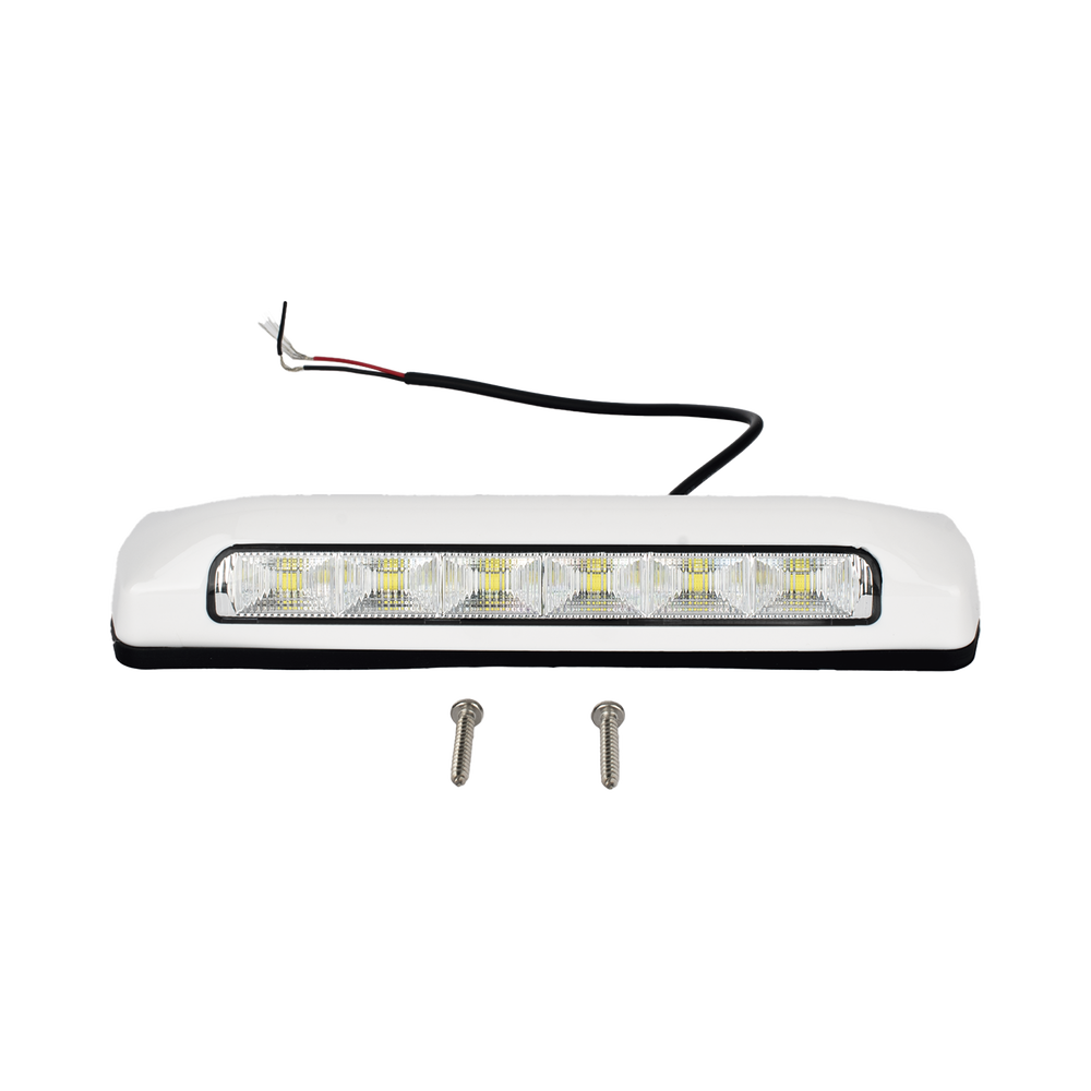 Luz de Escena, 6 LED, IP67, con bisel color blanco, Ideal para Ambulancias y Vehiculos de trabajo - Imagen 4