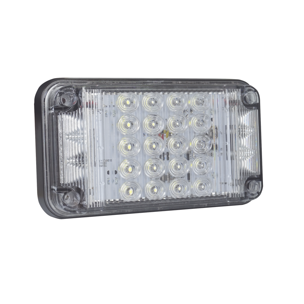 Luz de Advertencia de 7X4", Color Claro, Con Luces de Trabajo, Ideal para Ambulancias - Imagen 3