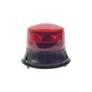 Burbuja LED giratoria color rojo, 9 LEDs, montaje permanente