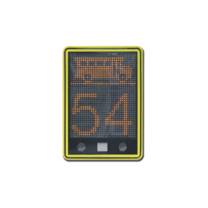 Radar de velocidad de 3 dígitos con mensajes variables y confgurables