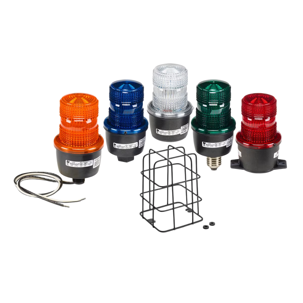Luz de advertencia LED serie Streamline, 120 Vca, montaje en tubo, color Verde - Imagen 2
