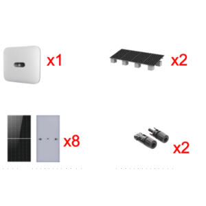 Kit Solar Interconexion / 5kW 220Vca / Inversor HUWAEI / Montaje Incluido
