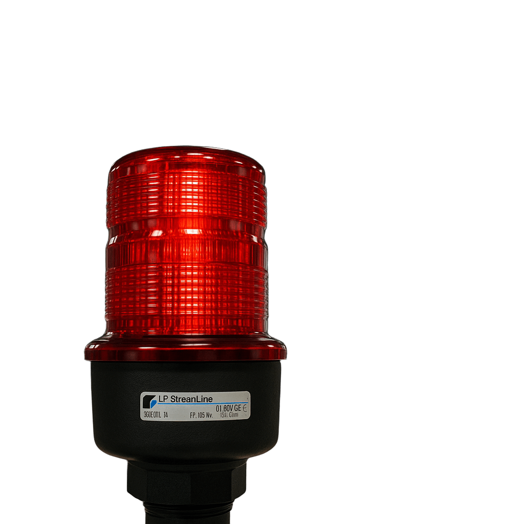 Luz de advertencia LED serie Streamline, 12- 48 Vcc, roja - Imagen 2