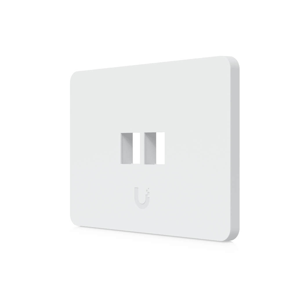 Placa de Pared Horizontal Universal para Keystone de 2 Puertos con Cubierta Pintable, Acabado Personalizable, Paquete con 4 Piezas - Imagen 2