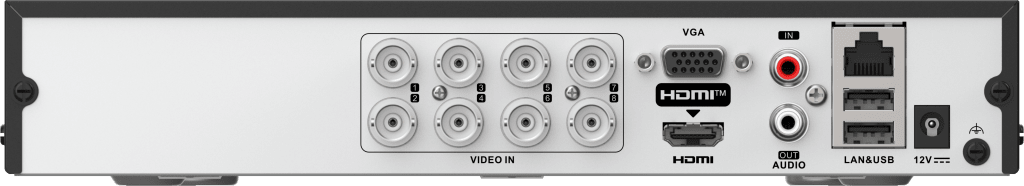 DVR 8 Canales TurboHD + 4 Canales IP / 5 Megapixel Lite - 3K Lite / Audio Bidireccional / ACUSENSE Lite / 1 Bah??a de Disco Duro / H.265+ / Salida en Full HD - Imagen 4