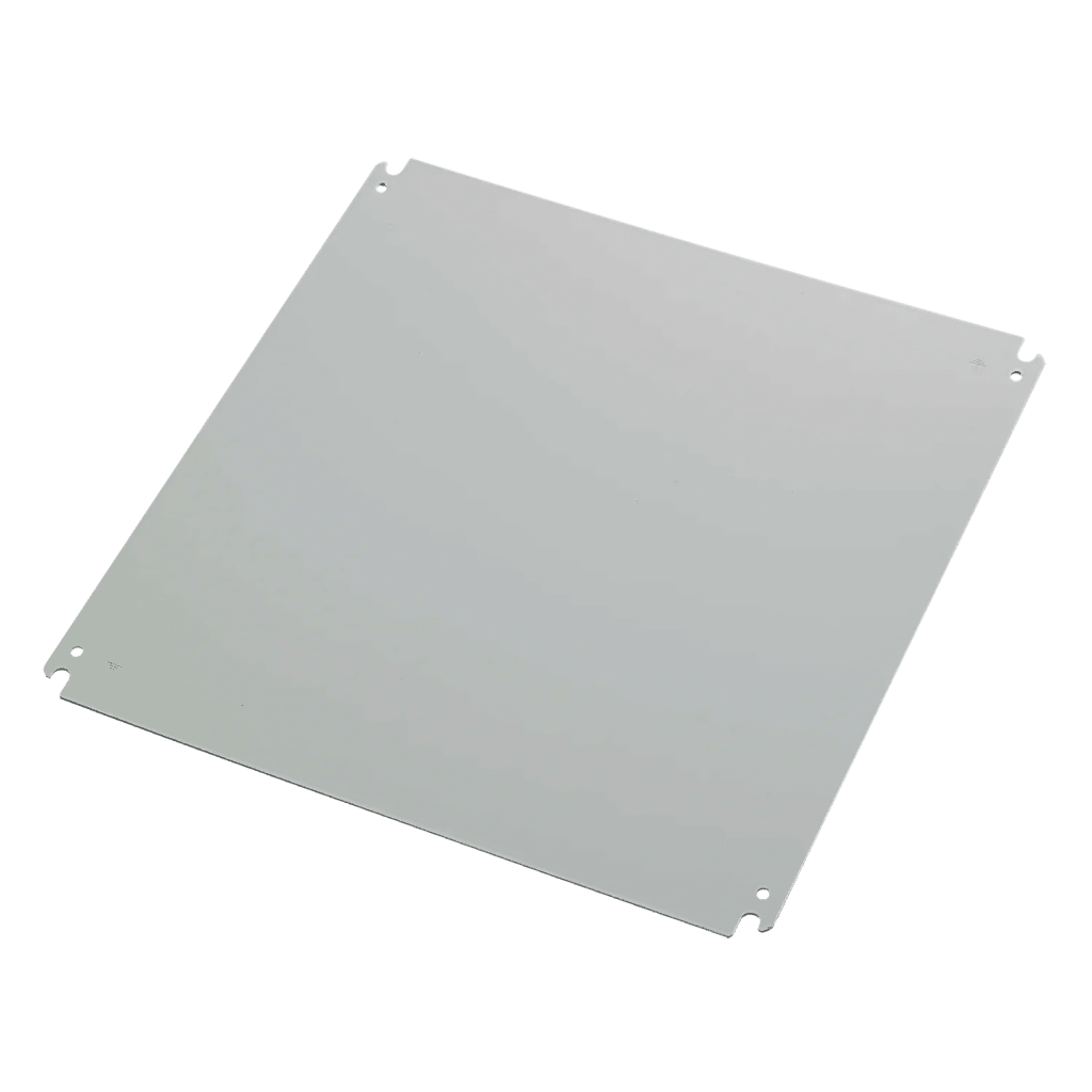 Gabinete de Uso Exterior MAS 600 x 600 x 400 mm NEMA 4/12/13; IP66; IK10 de Acero Dulce 1.5 mm con Platina de Montaje Incluida Color Gris Claro - Imagen 3