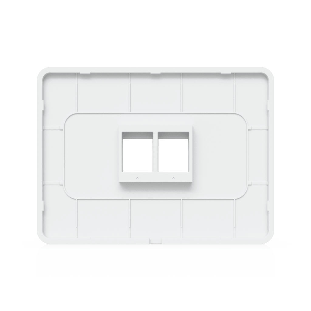 Placa de Pared Horizontal Universal para Keystone de 2 Puertos con Cubierta Pintable, Acabado Personalizable, Paquete con 4 Piezas - Imagen 6