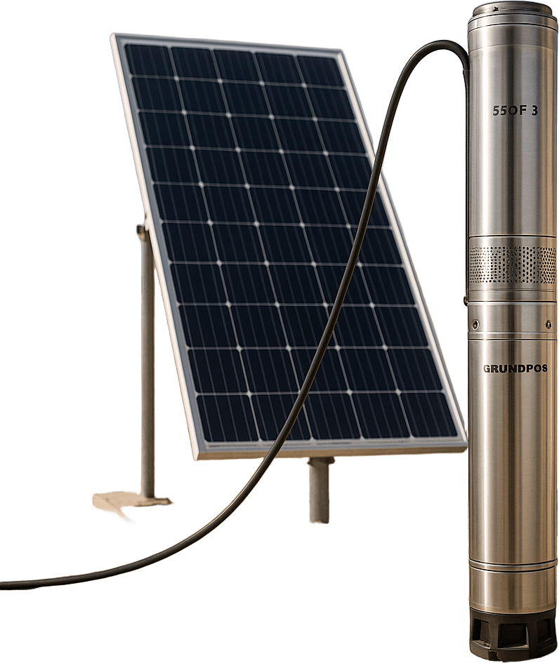Kit de Bombeo Solar para bomba 6SQF-3 - Imagen 2