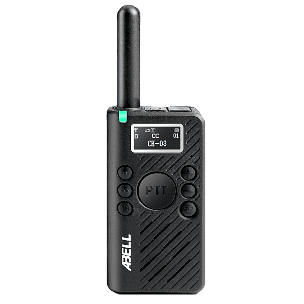 Radio Port?til DMR ABELL X1 Pro / Mini Radio UHF 400-480 MHz / 32 Canales / Cifrado ARC4 / Carga USB-C / OLED / 126 g - Imagen 2