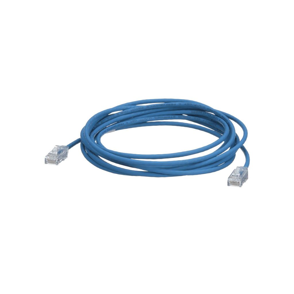 Cable de Parcheo TX6, UTP Cat6, Di?metro Reducido (28AWG), Color Azul, 30 Metros (98.43 Pies) - Imagen 4