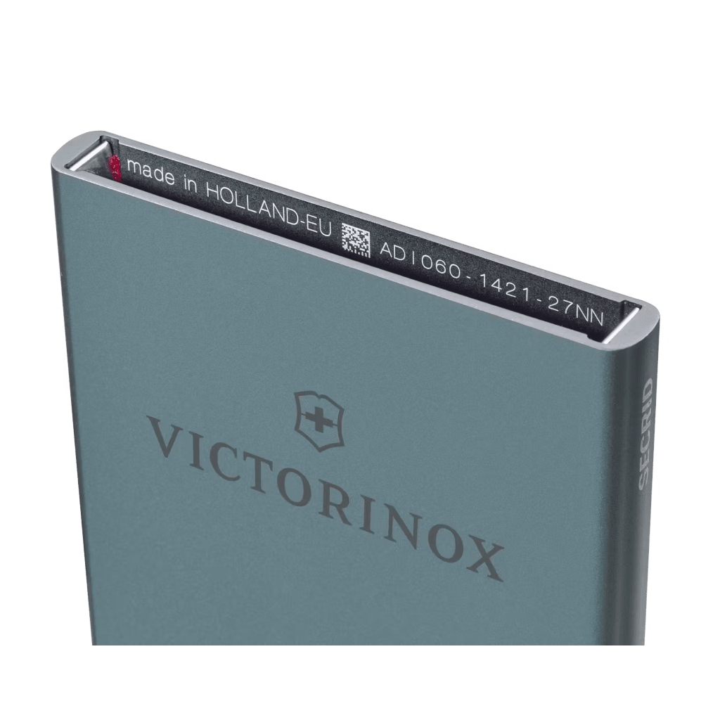 Tarjetero / Almacenamiento Seguro 4-6 Tarjetas / Aluminio Duradero / Protección RFID / Sistema Deslizamiento Patentado / Color Gris. - Imagen 3