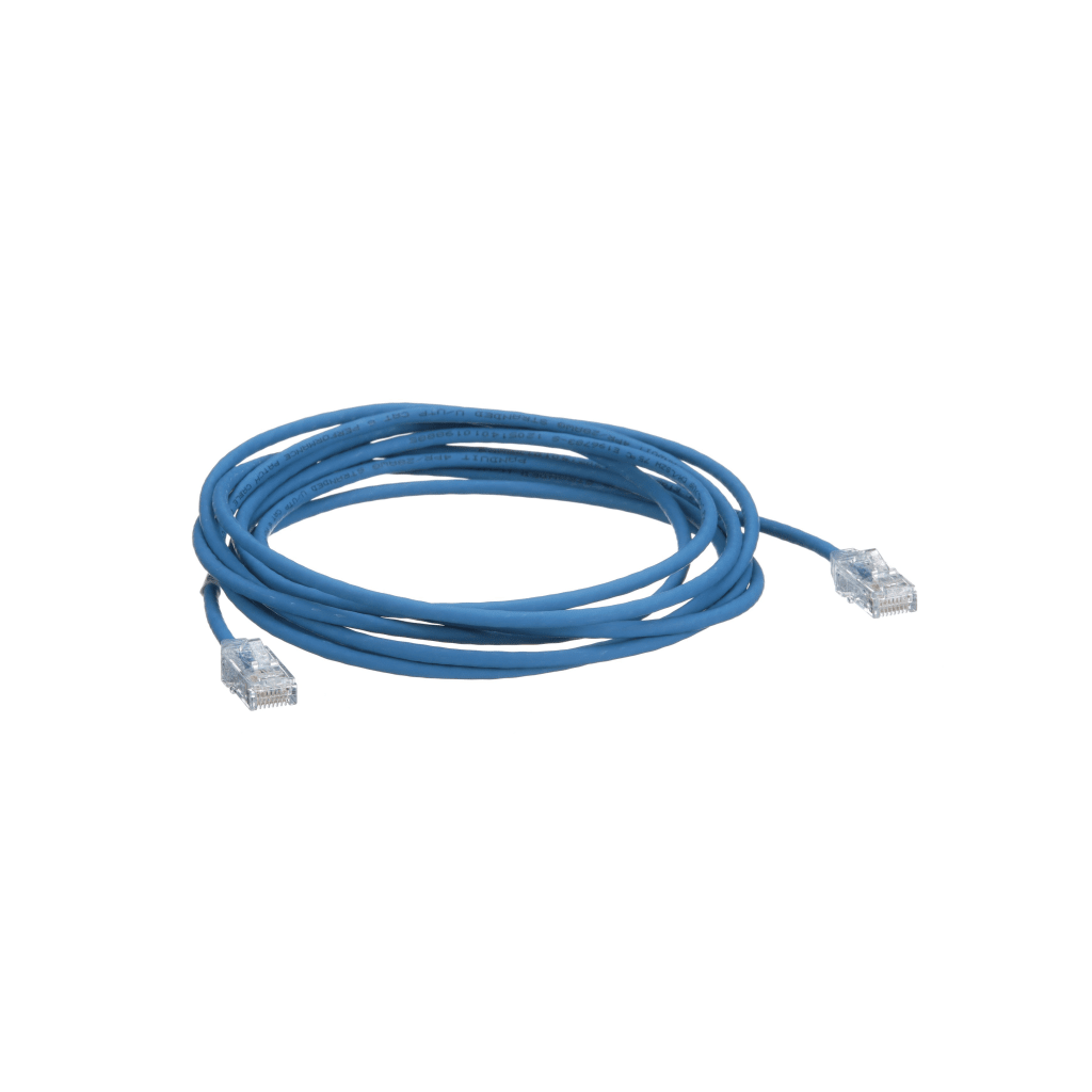 Cable de Parcheo TX6, UTP Cat6, Di?metro Reducido (28AWG), Color Azul, 30 Metros (98.43 Pies) - Imagen 3