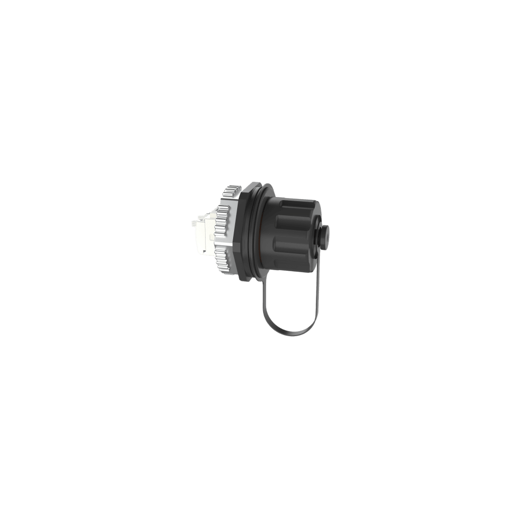 Conector Jack RJ45 de Uso Industrial Estilo TG, Categoría 6A, Con Tapa Protectora, Protección IP67 - Imagen 3