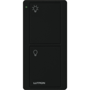 Control remoto PICO 2 botones encender/apagar, color negro, complemente con un switch on/off, Caseta, RA2, RadioRa2