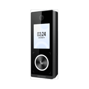 Terminal Facial Min Moe WiFi & PoE con Botón de Llamada / Exterior IP65 / Tarjetas Virtuales Bluetooth con HikConnect Teams / 1000 Rostros y 3,000 Tarjetas MIFARE / HIK-IA