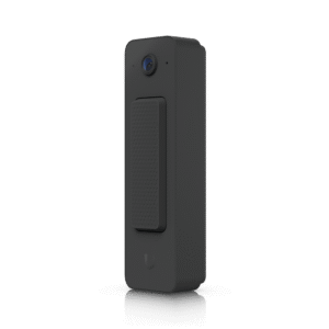 UVC Doorbell Lite – Videoportero Compacto 5 MP PoE con Visión Nocturna IR, Audio Bidireccional y Diseño Resistente al Clima, Color Negro