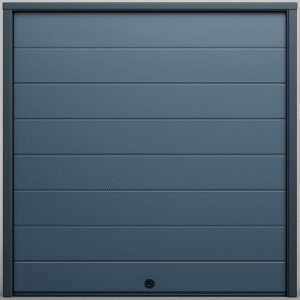 Puerta D / Garage D / Alta Calidad / Linea Central / Color GRIS / acabdo DELUXE / 9X8 pies / AISLADA / Estilo Americana.