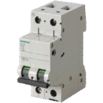 Interruptor Riel Dinn Tipo 5SL6, 2 polos, 63 amp