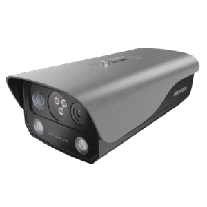 (HikFire) Cámara IP de Detección Térmica de Incendios / Detección de Llamas y Temperaturas Anormales / 4 Megapíxel (Lente Óptico) + 1 Megapíxel (Lente Térmico) / Compatible con Hik-Connect