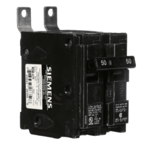 Interruptor automático atornillable tipo BL 2 polos, 50 amp.