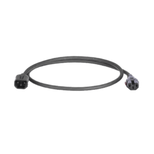 Cable de Alimentación Eléctrica Con Bloqueo Doble de Seguridad, de IEC C14 a IEC C13, 6 ft. de Largo, Color Negro, Paquete de 10 Piezas