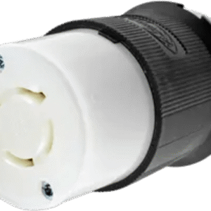 Conector  Industrial con Bloqueo de Media Vuelta / 20A 480V AC / 3 Polos 4 Hilos Trifásico con Tierra / L16-20R / IP20.