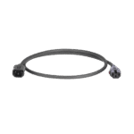 Cable de Alimentación Eléctrica Con Bloqueo Doble de Seguridad, de IEC C14 a IEC C13, 4 ft. de Largo, Color Negro, Paquete de 10 Piezas