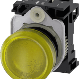 Lampara de señalización plástica con led color Amarilla, 110Vca