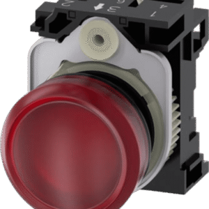 Lampara de señalización plástica con led color Roja, 110Vca