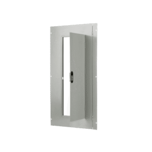 Puerta (frente) montaje sobreponer para tableros tipo P1, 18 circuitos.