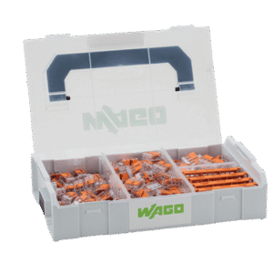 Kit de Bornas de Conexión L-BOXX Mini / Serie 221 / 4 mm² / Transparente / Temperatura 85°C / 4-5 Conductores