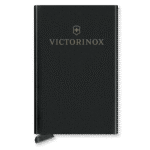 Tarjetero / Almacenamiento Seguro 4-6 Tarjetas / Aluminio Duradero / Protección RFID / Sistema Deslizamiento Patentado / Color Negro.