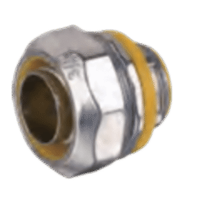 Conector Metálico Recto para Tubo Liquid Tight / Aleación de Zinc / Sujeción con Tornillo / Rosca NPT-Métrica / Aislamiento Dieléctrico / Protección Cableado
