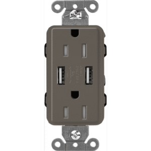 Receptáculo 15 A con puerto USB