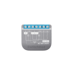 Relay Switch Inteligente 2 Canales / WiFi + BLE / Medici?n Consumo / 10A por Canal / Protecci?n Sobrecarga / Compatible Matter / 42 x 36 x 16 mm (1.7 x 1.4 x 0.6 in)
