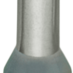 Terminal Hembra / 4 mm² AWG 12 / Con Camisa Plástica / Cobre Electrolítico / Remachado Estanco al Gas / Gris