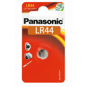 Batería Alcalina tipo LR44 (de botón) de 1.5 V 110 mAh
