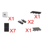 Kit Solar Interconexion  / 4 kW  220Vca / Inversor HUAWEI/ Montaje Incluido