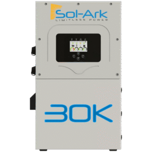 Inversor Hibrido Interactivo SOL-ARK, 30 Kw, 220 Vcc, 3 Fases, WIFI incluido, IP65, 160-500 Vcc baterias