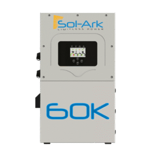 Inversor Hibrido Interactivo SOL-ARK, 60 Kw, 480 Vcc, 3 fases. , WIFI incluido, IP65, Entrada de Baterías a 160-800 Vcc