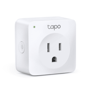 Mini tomacorriente inteligente Wi-Fi, 100 - 120V~, 50/60Hz, 15.0A, compatible con Amazon Alexa y Google Assistant, color blanco.