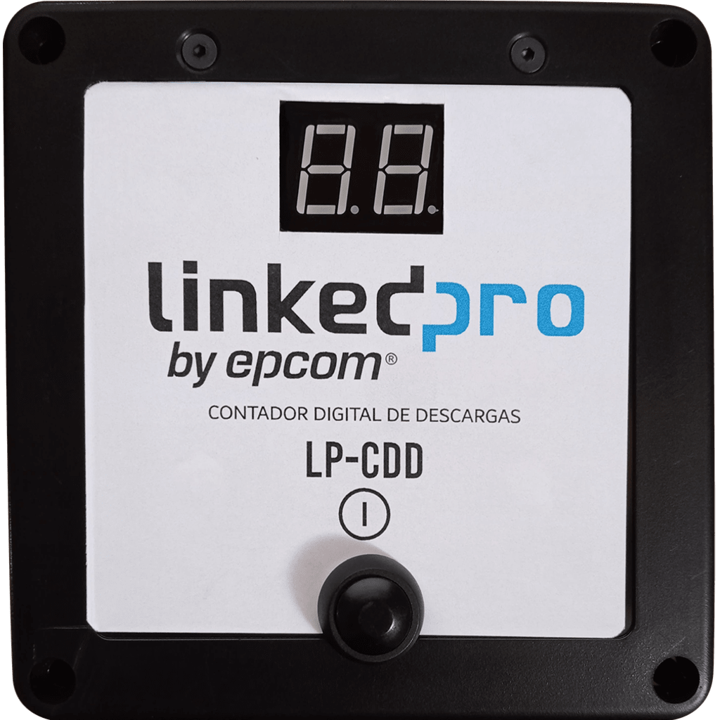 Contador Digital Descargas Atmosf?ricas / Pantalla Digital / IP65 Exterior / Bater?a 3V / Rango -20?C a 60?C / 120x120x60 mm (4.7x4.7x2.4 in)