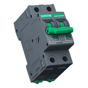Protección Térmica/ Interruptor 2P, 32 A, Corriente Directa 800 Vcc para Aplicación Fotovoltaica Montaje Riel DIN