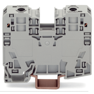 Borna de Paso, 35 mm², POWER CAGE CLAMP, 125 A, 1000 V, Montaje Carril DIN 35x15, Gris, Para Conductores 6-35 mm², Conectores Laterales, Marcaje Lateral