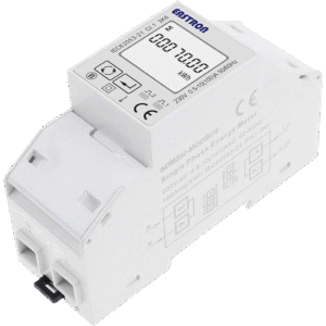 Medidor de Energía Monofásico / Riel DIN / 100A Directo / Clase 1-0.5s / MID Certificado / LoRaWAN Integrado / Bi-direccional