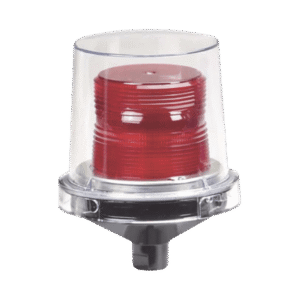 Luces estroboscópicas para lugares peligrosos Electraray® , Homologado UL y cUL para Clase I, División 2, Grupos A, B, C y D; Clase II, División 2, Grupos F y G; Clase III , 120 VCA, color Rojo, parpadeo predeterminado