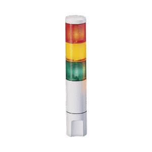 Indicador de estado LED MicroStat, 3 niveles, UL y cUL, 24 VCD, verde, rojo y ámbar